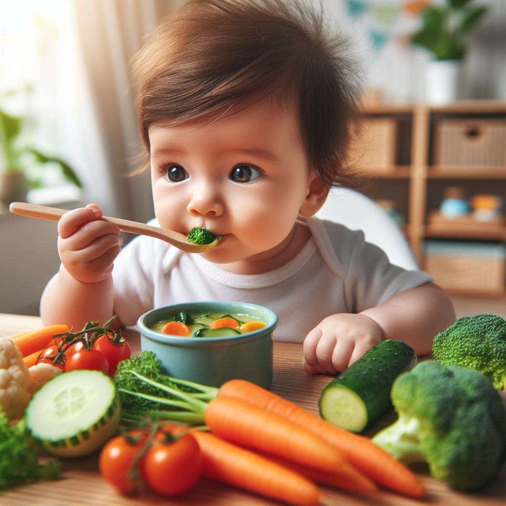 receita de papinha de legumes para bebe 5 meses