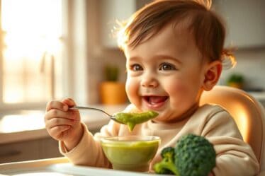 Papinha de Brócolis com Batata para o bebê