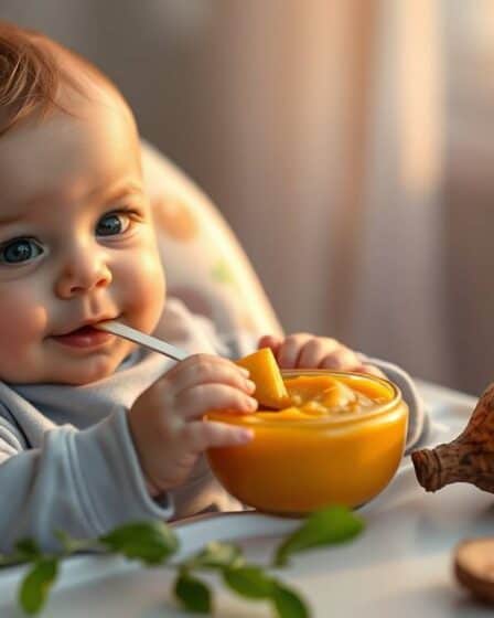 Purê de Inhame para Bebês saudável e cremoso