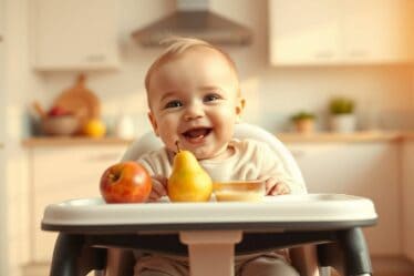 Delicioso Purê de Maçã e Pera para o bebê